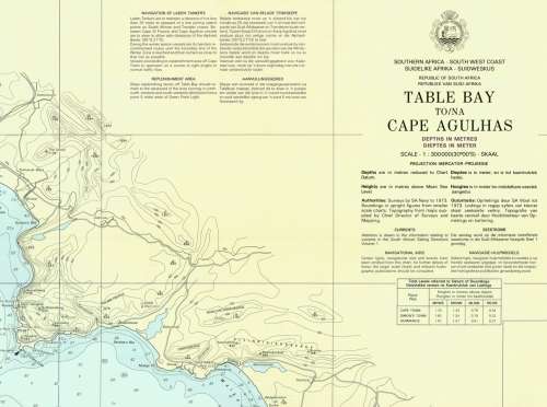 South Africa Nautical Charts Digital Format on 16GB USB Flash Drive