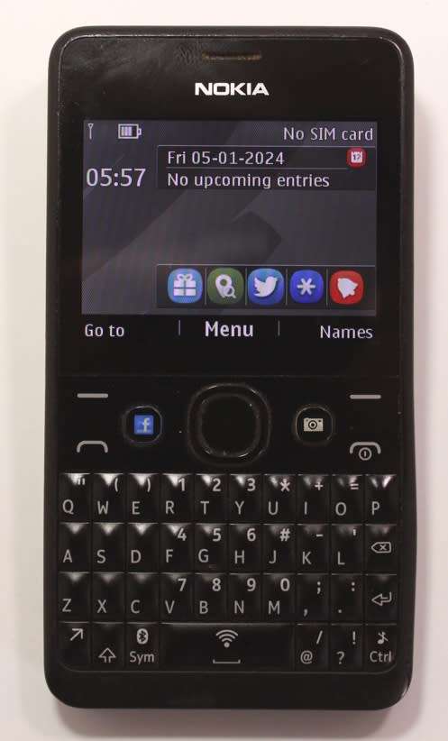 Nokia GSM Cellphone Microsoft Mobile Model Asha 210.3 Black