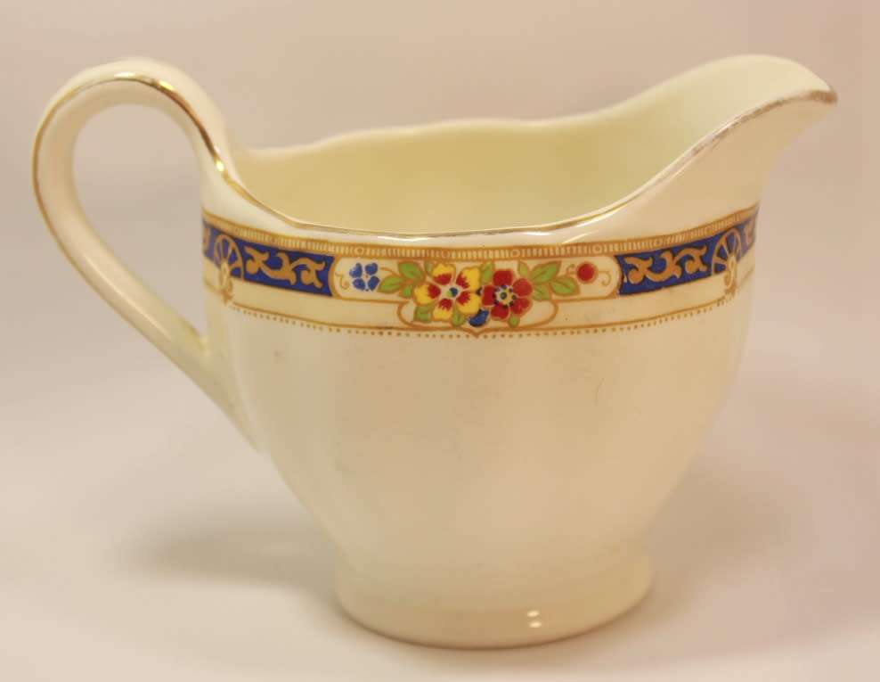 Vintage W H Grindley Cream Petal Milk Jug