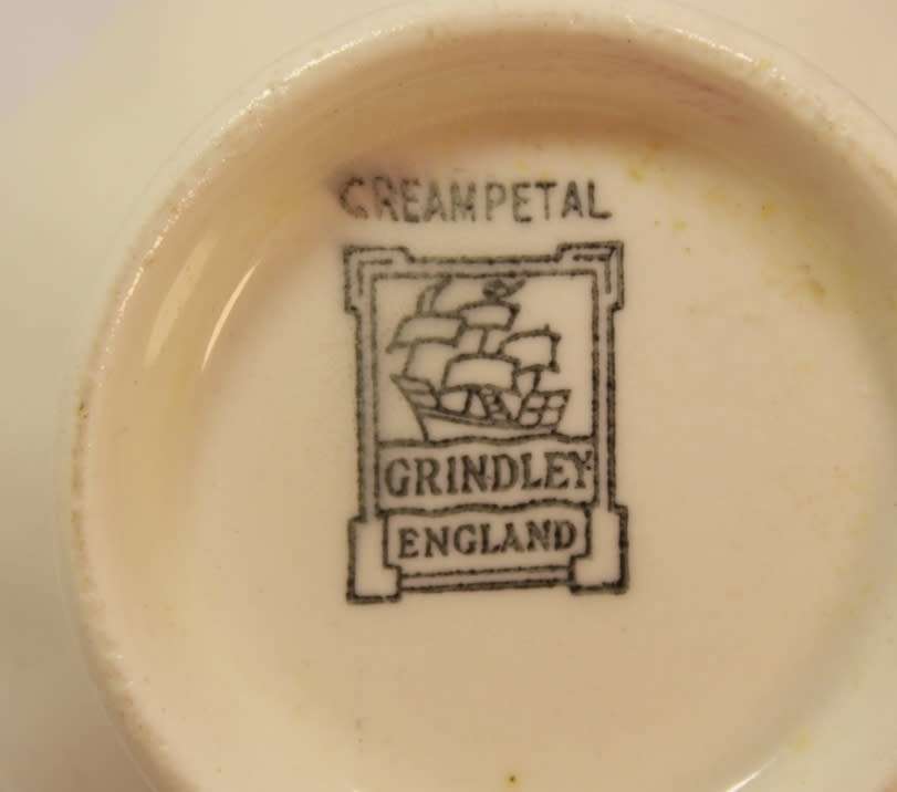 Vintage W H Grindley Cream Petal Milk Jug