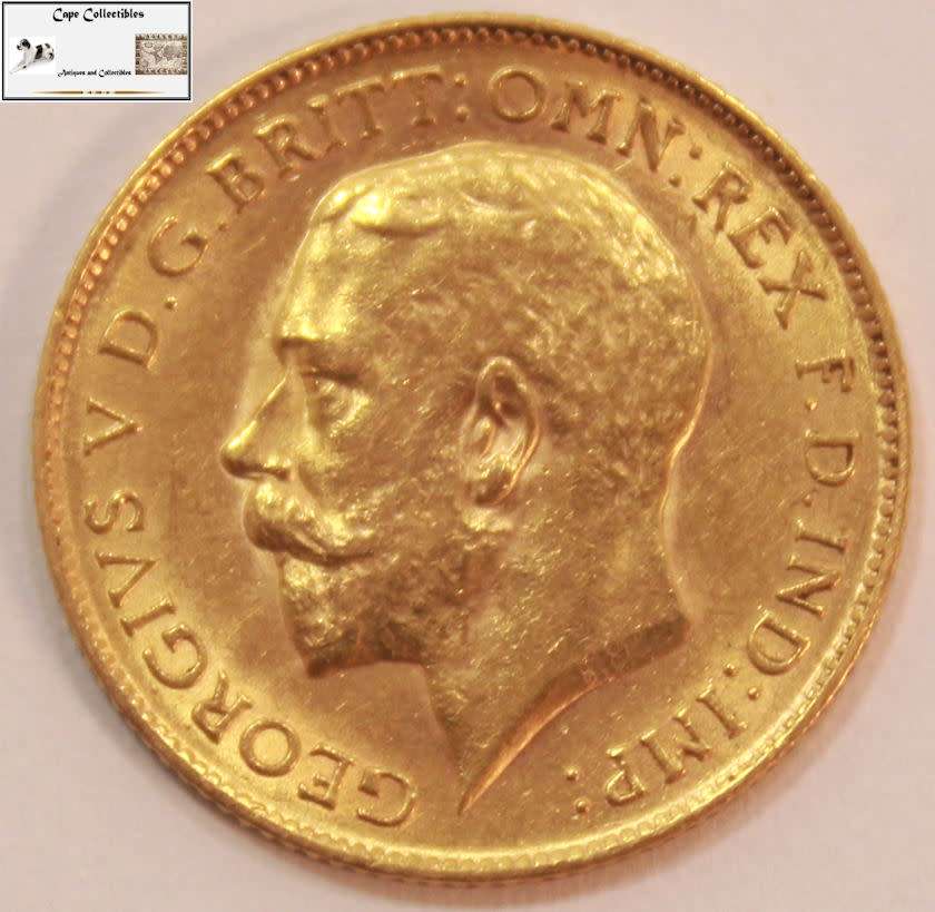 United Kingdom 1/2 Sovereign George V 1911 Gold .9167 Coin Circulated