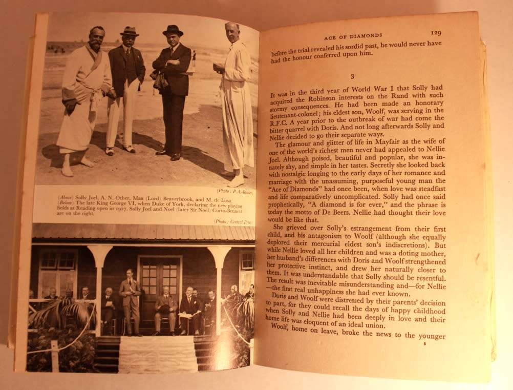 Ace Of Diamonds The Story of Solomon Barnato Joel by Stanhope Joel Hardcover Book