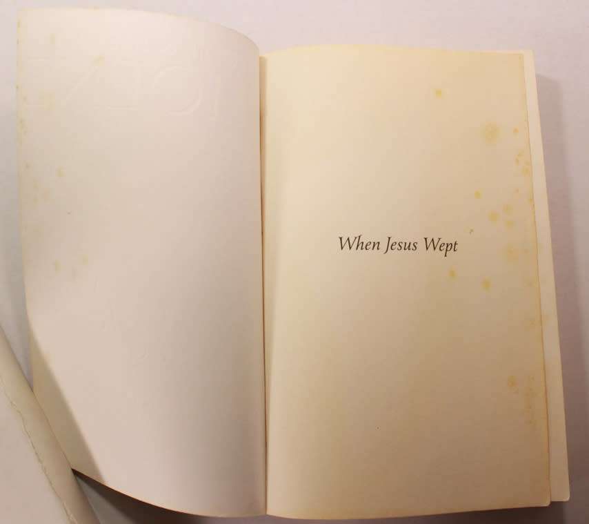 When Jesus Wept Jerusalem Chronicles Book 1 by Bodie & Brock Thoene Softcover Book