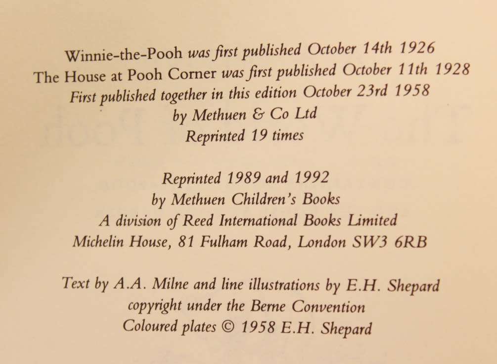 The World Of Pooh (Winnie The Pooh & The House At Pooh Corner) by A. A. Milne Hardcover Book