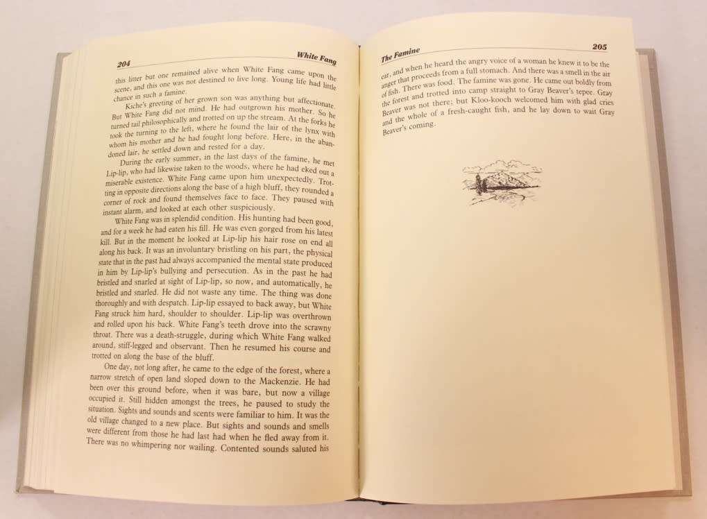 The Call Of The Wild and White Fang by Jack London Hardcover Book