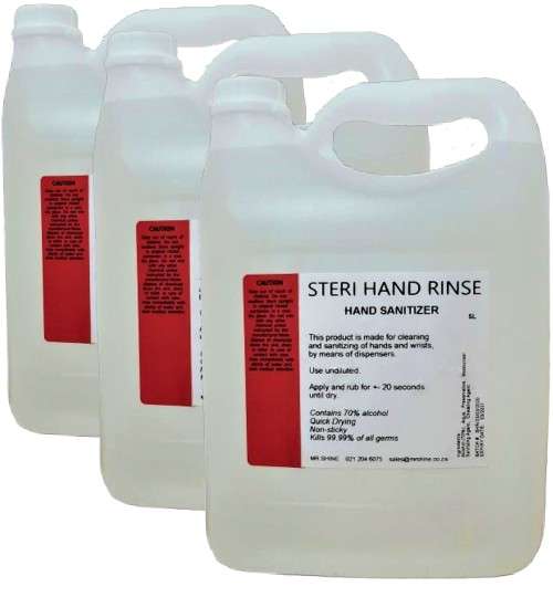 Hand Sanitizer 70% alcohol-base 5Lt