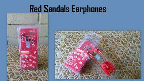 Red Sandals Earphones
