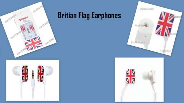 Britain Flag Earphones