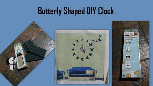 Butterfly Shaped DIY Clock