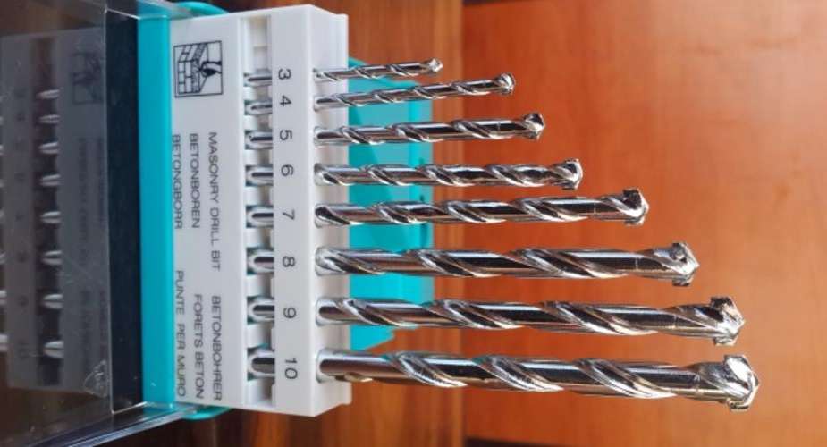8pc Masonry Drill Bit Set with Storage Case