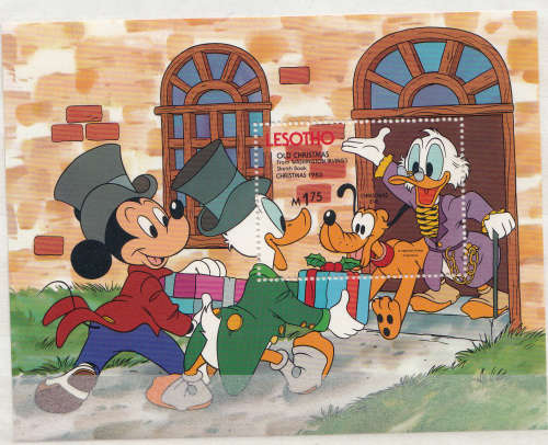 LESOTHO MINI SHEET DISNEY