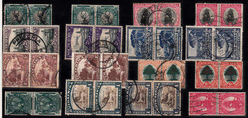 UNION SA NICE LOT OF UNION PRS MIXED PRINTINGS UP TO 1 SHILLING