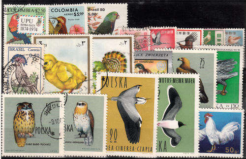 THEMATIC BIRDS MIXED LOT