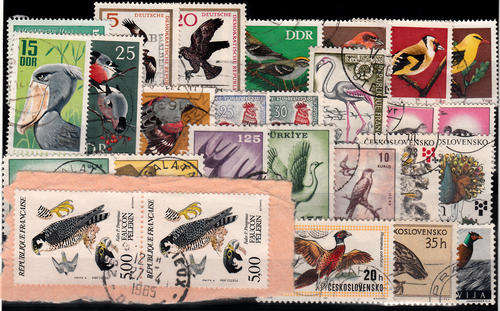THEMATIC BIRDS MIXED LOT