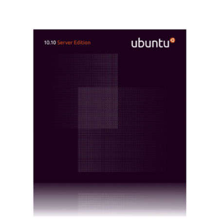 LINUX CD Ubuntu 10.10 Server Edition 64-bit "Maverick Meerkat" (BURNED CD)