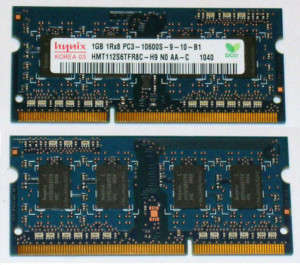 NOTEBOOK LAPTOP MEMORY Hynix 2GB DDR3-1333