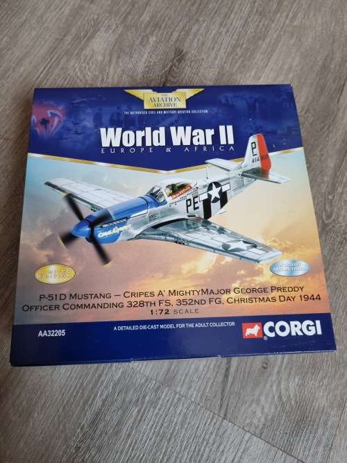 Corgi Aviation Archive P-51D Mustang - Cripes AMighty AA32205