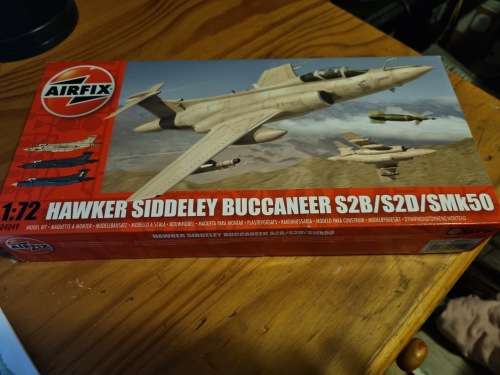 AIRFIX Hawker-Siddeley Buccaneer S2B/S2D/SMK50, 1/72, complete, vgc, A04049