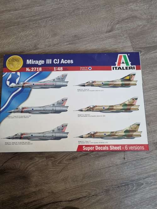 Italeri 2718 1/48 Mirage III CJ Aces