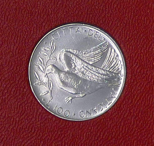 VATICAN Souvenir Citta` Del Vaticano Five (5) Coin Mint Set with SILVER Pope John Paul II Medal