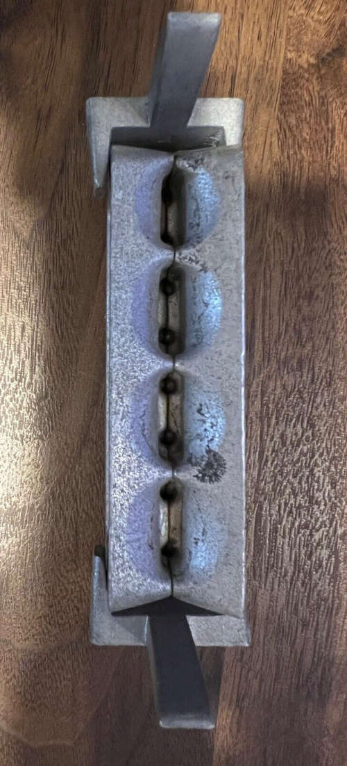 Vintage Penn Sport NO 3 Fishing Lead Weight Sinker Mold - Made in USA.