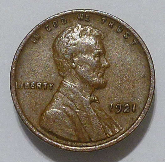 USA : 1921-P Lincoln Wheat One Cent - XF (Better Date)