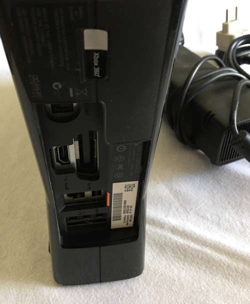 Xbox 360 Slim with 2 controllers