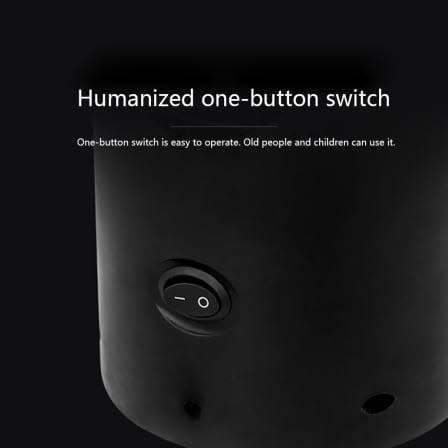 300W 220V Mini Portable Fast Heater Heated Electric Cooler Hot Fan Home Winter Wa... (COLOR1: BLACK)