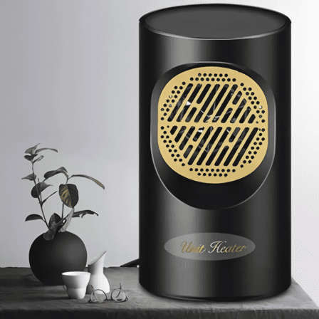 300W 220V Mini Portable Fast Heater Heated Electric Cooler Hot Fan Home Winter Wa... (COLOR1: BLACK)