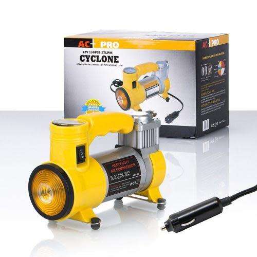 Air Compressor AC and Pro 12V 150PSI Cyclone Air Compressor