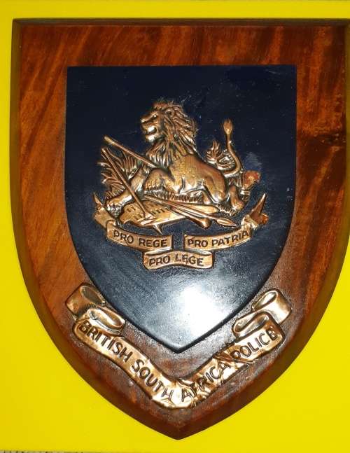 B.S.A.Police Regimental Plaque 2nd addition.