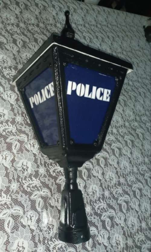 WOW! HOT! Stunning Police Station Lamp.