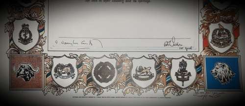 WOW. Rare ... Honourarium to the Rhodesian Forces. Ian Douglas Smith PM.