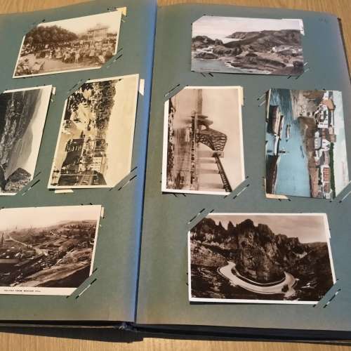 Postcard Album with 121 Cards GB Italy Canada New Zealand USA
