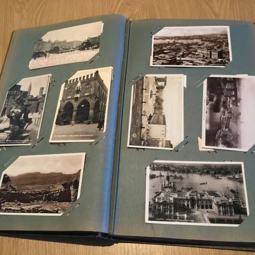 Postcard Album with 121 Cards GB Italy Canada New Zealand USA
