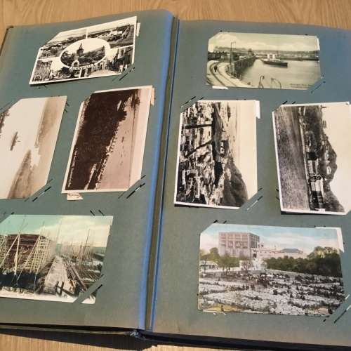 Postcard Album with 121 Cards GB Italy Canada New Zealand USA