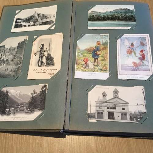 Postcard Album with 121 Cards GB Italy Canada New Zealand USA
