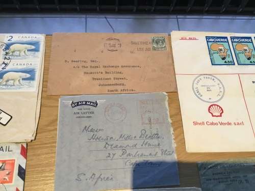 Postal History Cover LOT 31 Items Argentina Indochina USA GB Cabo Verde Denmark Malaya Singapore