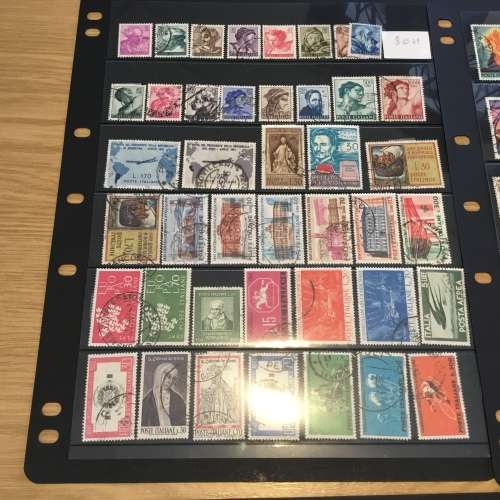 1960s Decade Italy No Duplication Not Complete Used Catalogue Aproximately R1150