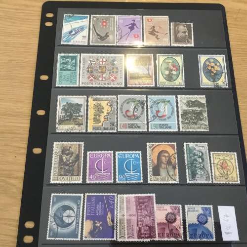 1960s Decade Italy No Duplication Not Complete Used Catalogue Aproximately R1150