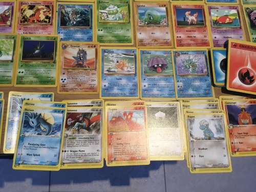 Pokémon LOT condition from terrible to excellent Some Duplication