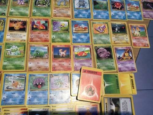 Pokémon LOT condition from terrible to excellent Some Duplication