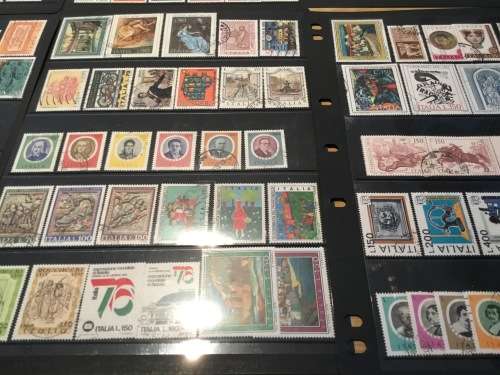 Italy 1970s Used Hinged & Some MH Catalogue Approximately R1170 Stock Pages NOT Included