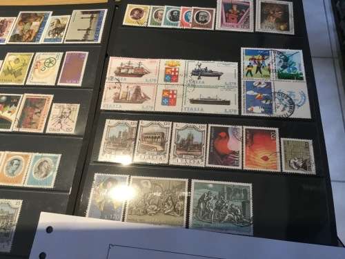 Italy 1970s Used Hinged & Some MH Catalogue Approximately R1170 Stock Pages NOT Included