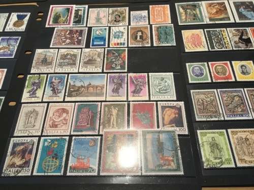 Italy 1970s Used Hinged & Some MH Catalogue Approximately R1170 Stock Pages NOT Included