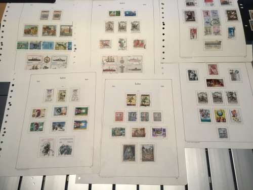 Italy 1970s Used Hinged & Some MH Catalogue Approximately R1170 Stock Pages NOT Included