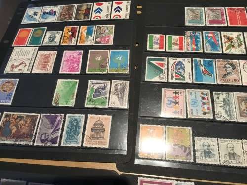 Italy 1970s Used Hinged & Some MH Catalogue Approximately R1170 Stock Pages NOT Included