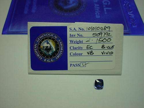 2.15ct TANZANITE EGL CERTIFIED, Eye Clean, VIVID!!!