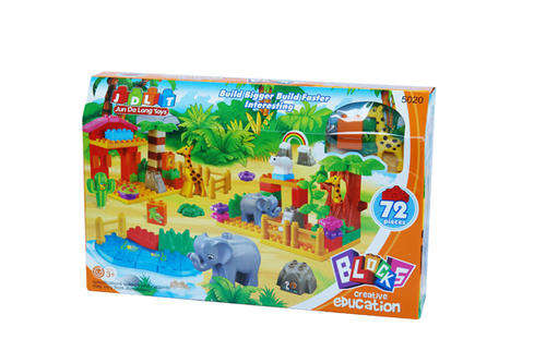 NEW BLOCKS JUNGLE 72 PC