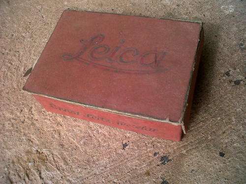Leica Old Camera Box